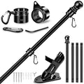 5 FT Stainless Steel Flag Pole Kit with Holder Bracket K9336