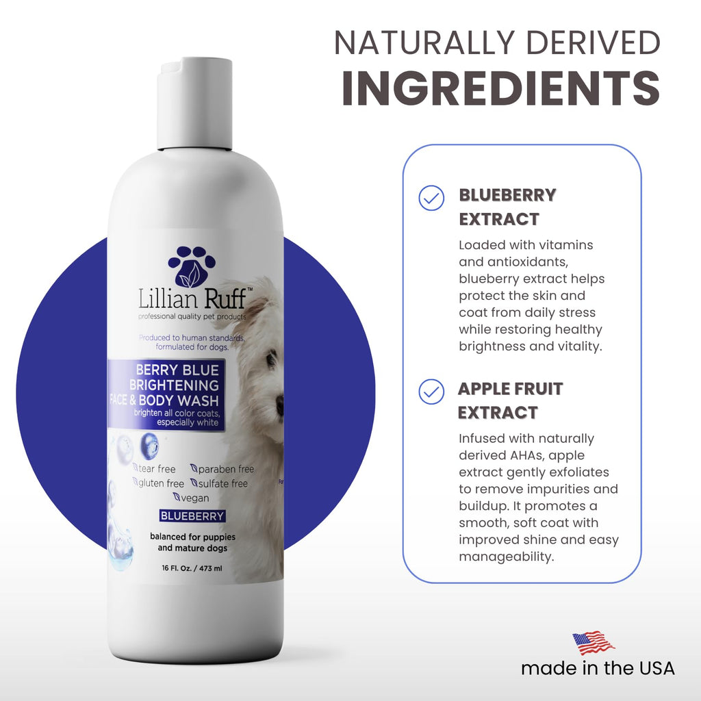 Berry Blue Brightening Pet Shampoo 16oz U394777