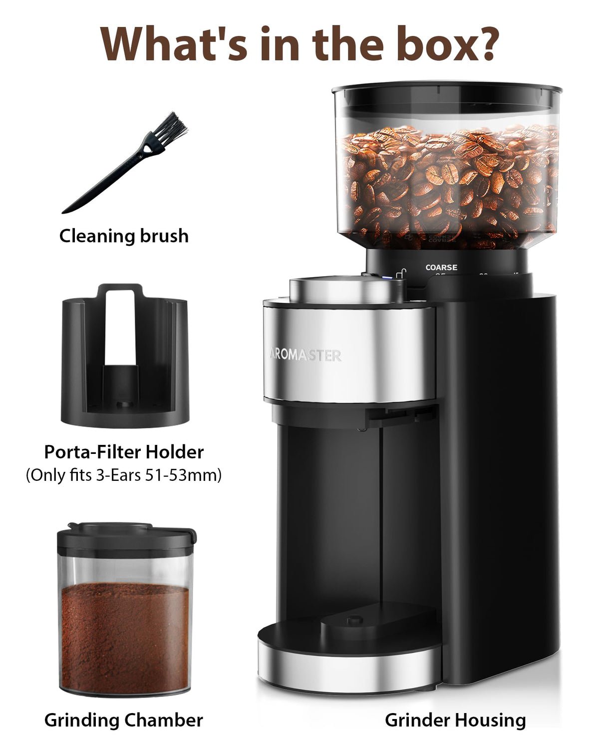 Black Burr Coffee Grinder R369541