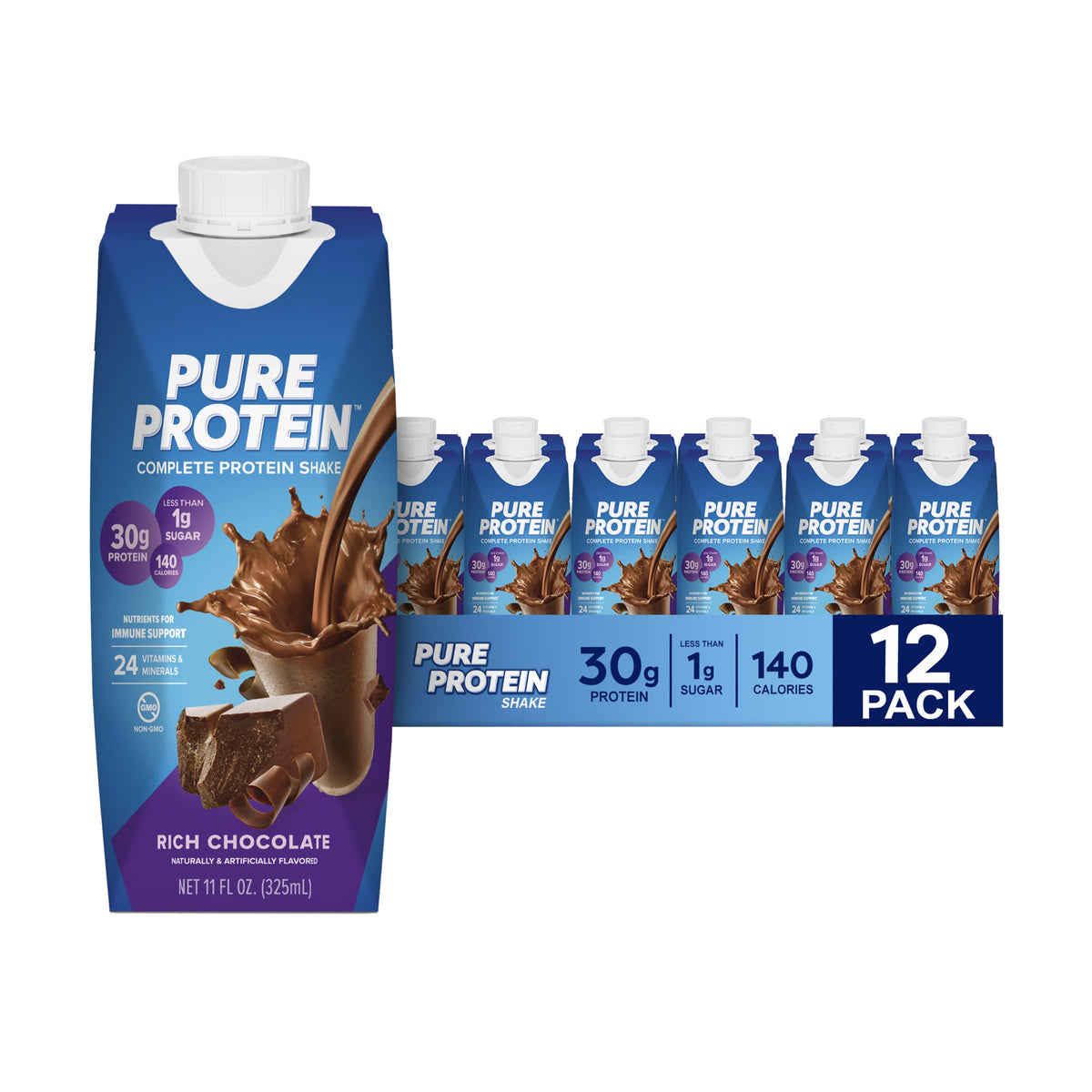 Chocolate Peanut Butter Protein Shake & Bars 1.76oz 12 Count K367
