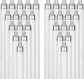 24 Inch T5 Fluorescent Bulb G5 Miniature Bipin Base High Output 1800 Lumens 3000K Soft White 24W Linear Tube Pack of 40 U15410