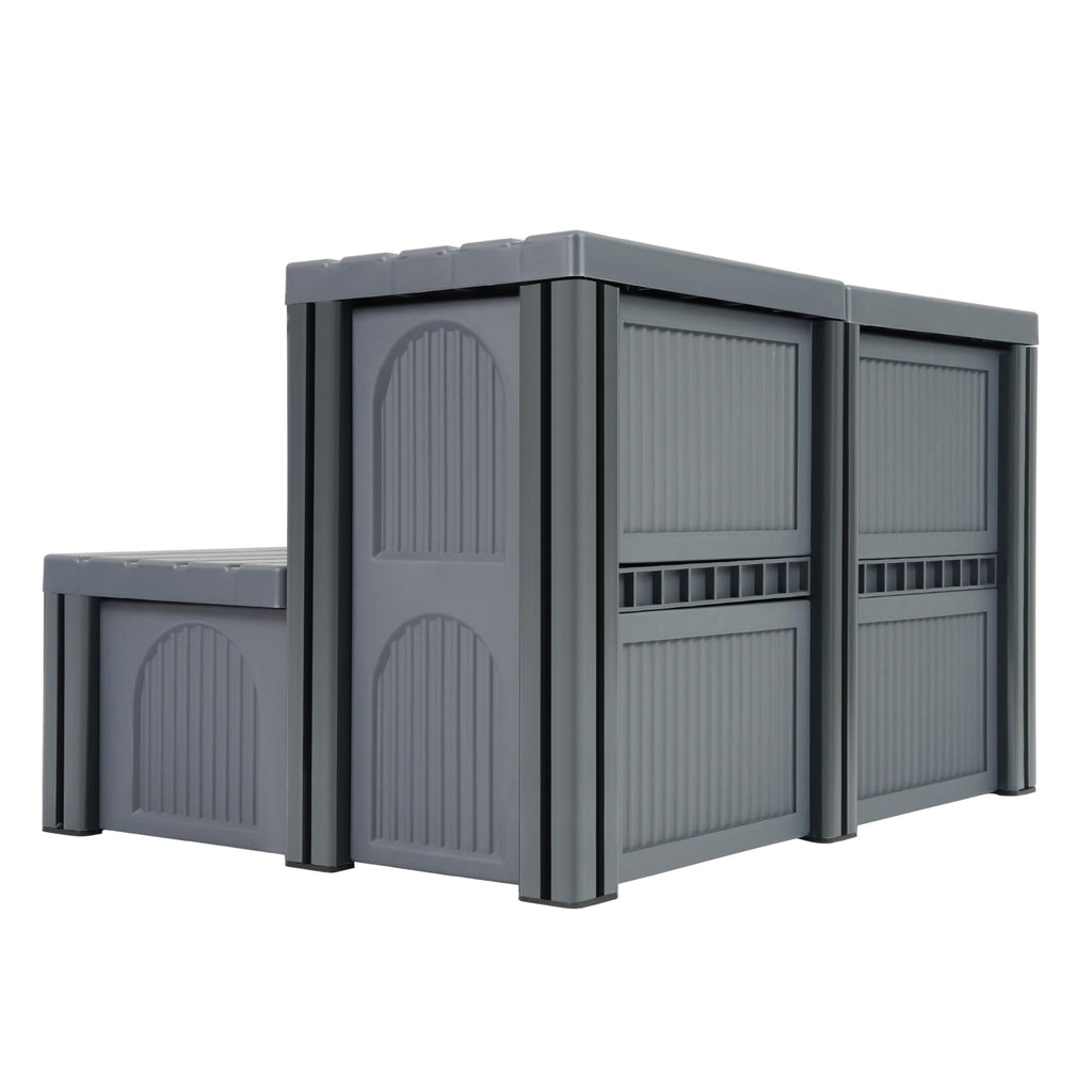 27" 2-Step Hot Tub Steps with Storage R64838