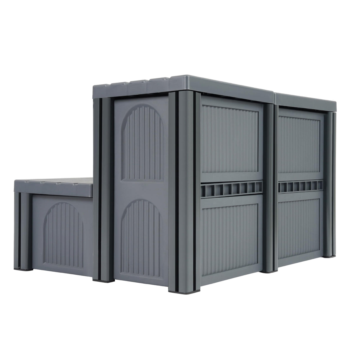 27" 2-Step Hot Tub Steps with Storage R64838