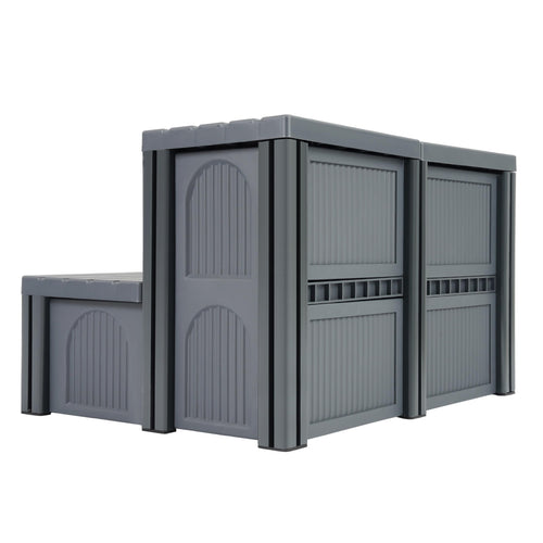 27" 2-Step Hot Tub Steps with Storage R64838