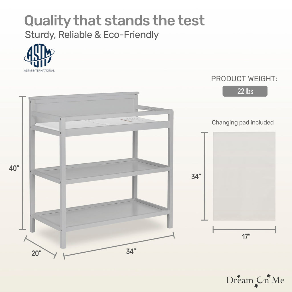 Universal Changing Table 34x20x40 Inch G886324