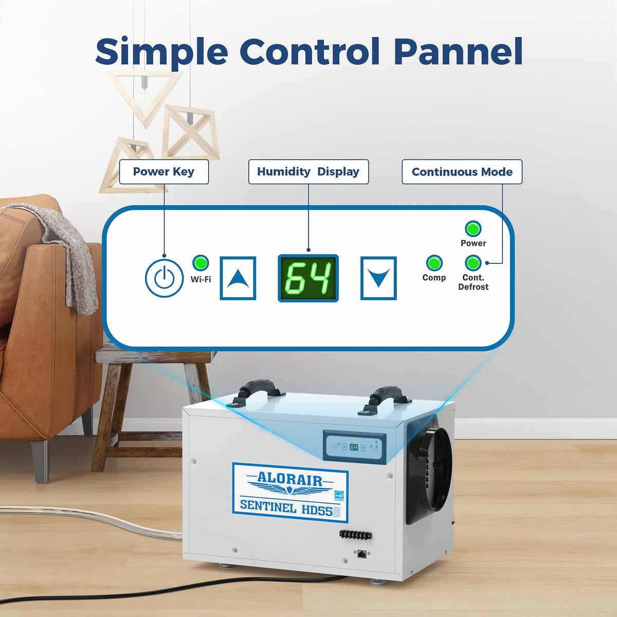 120 Pints Wi-Fi Dehumidifier C7517