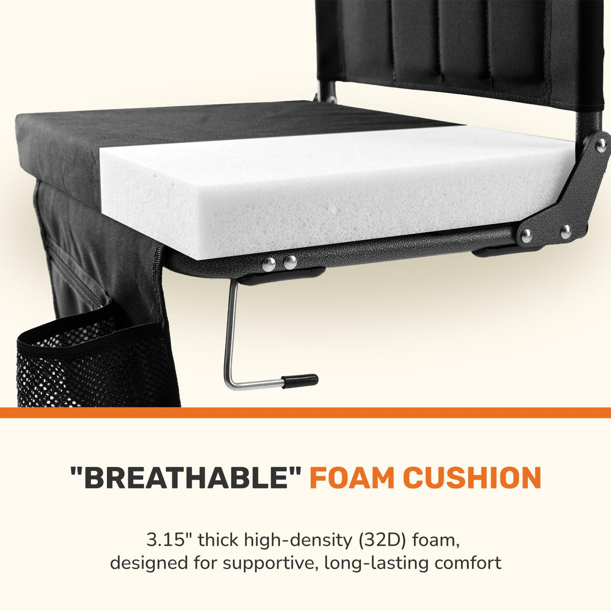 Padded Stadium Seats with Back Support H6307