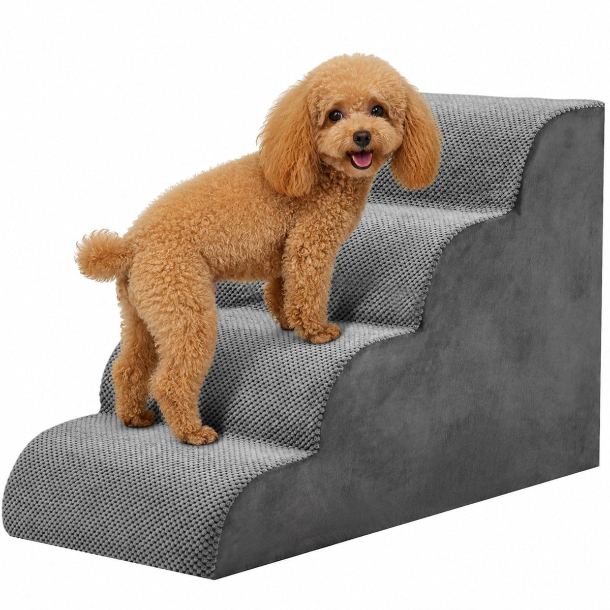 4-Step Grey Dog Stairs G434
