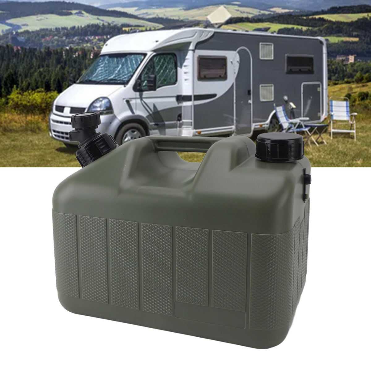 10L Portable Water Canteen with Faucet I145802