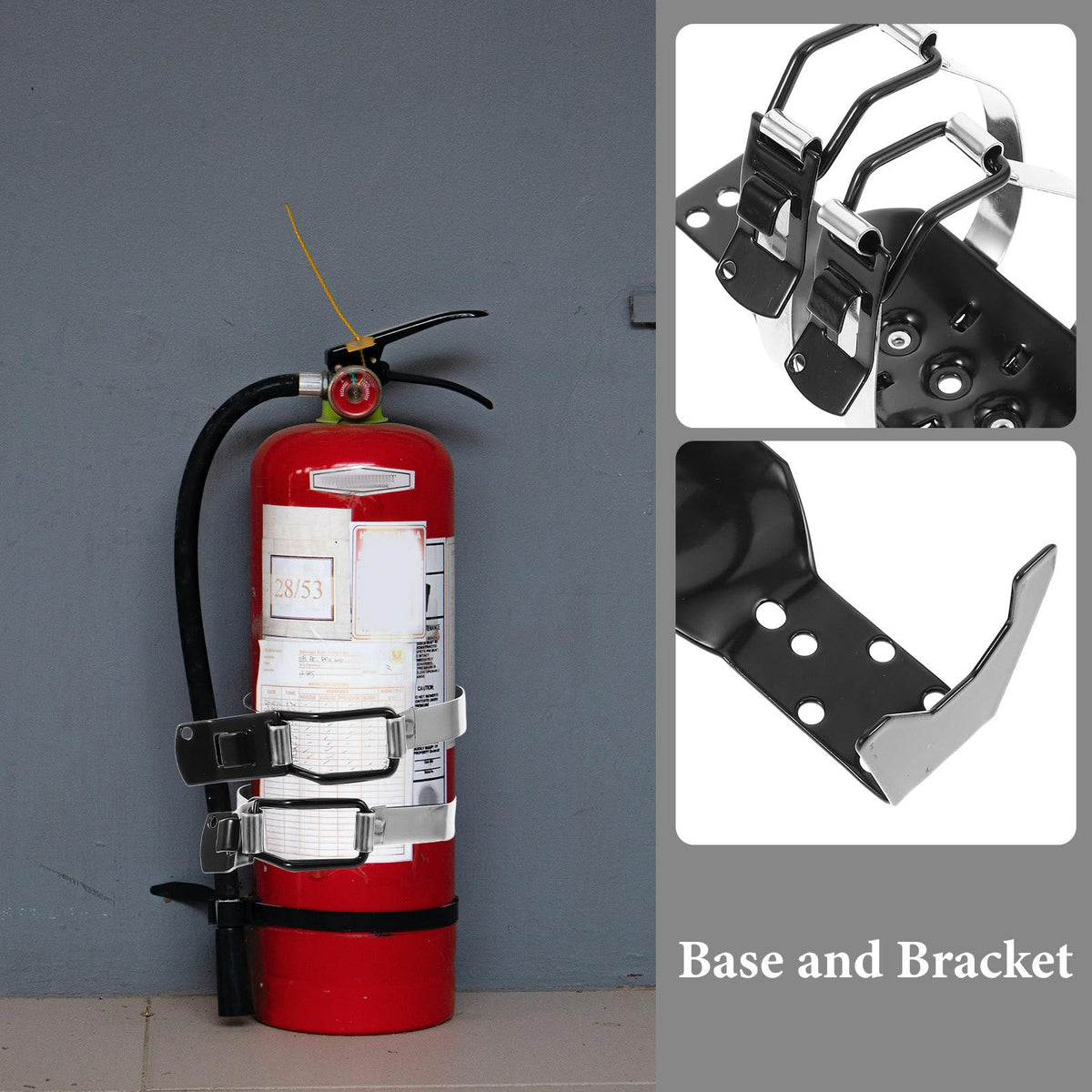Wall Fire Extinguisher Holder Metal Hanger 2.5LBS Q5256