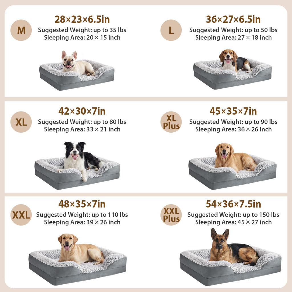 Washable Orthopedic Dog Bed D410