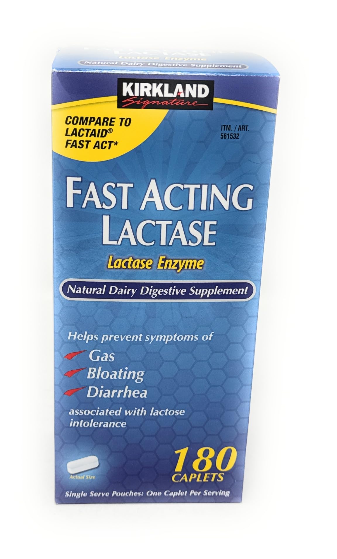 Fast Acting Lactase 180 Caplets Q138978