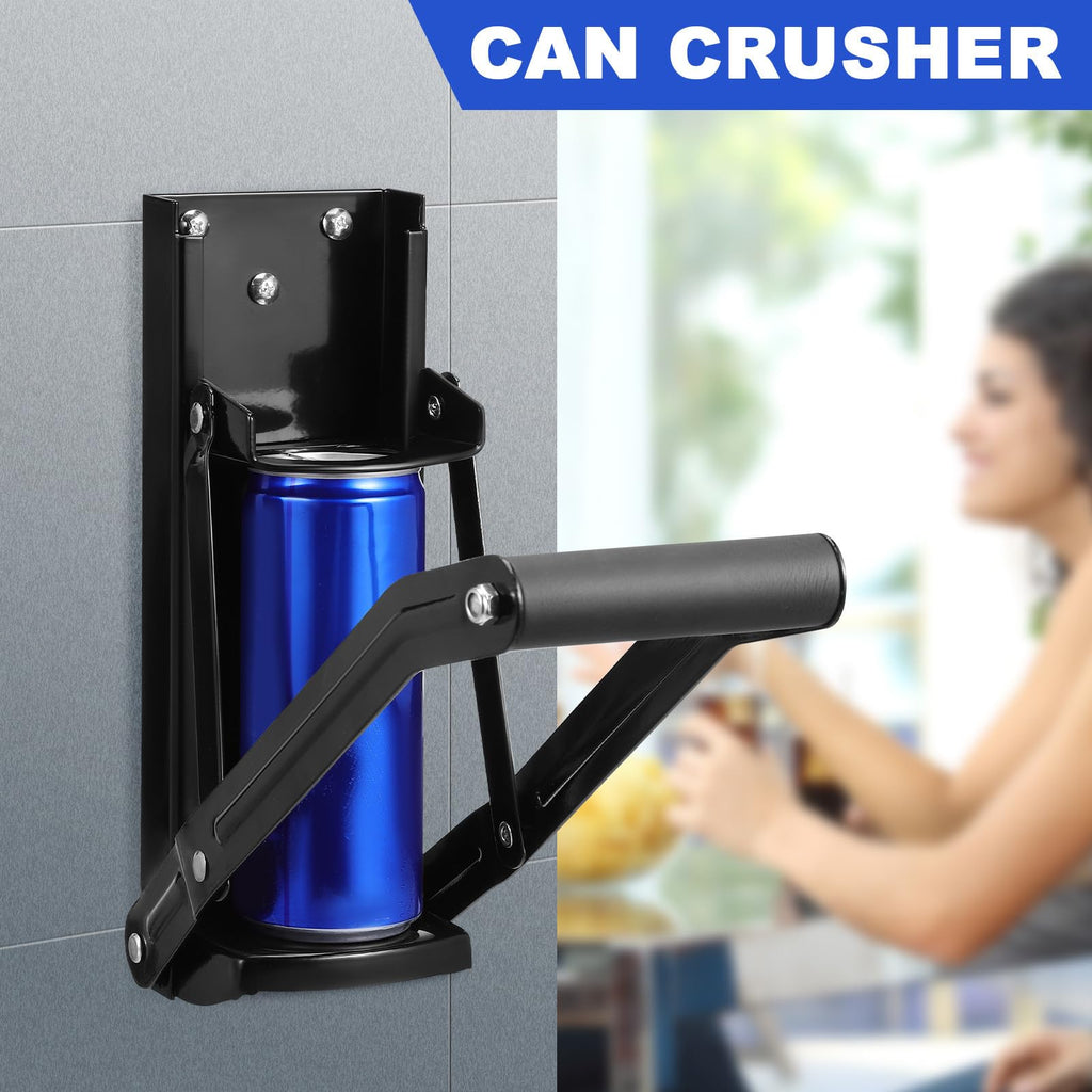Wall Mounted Can Crusher with Bottle Opener Z3493