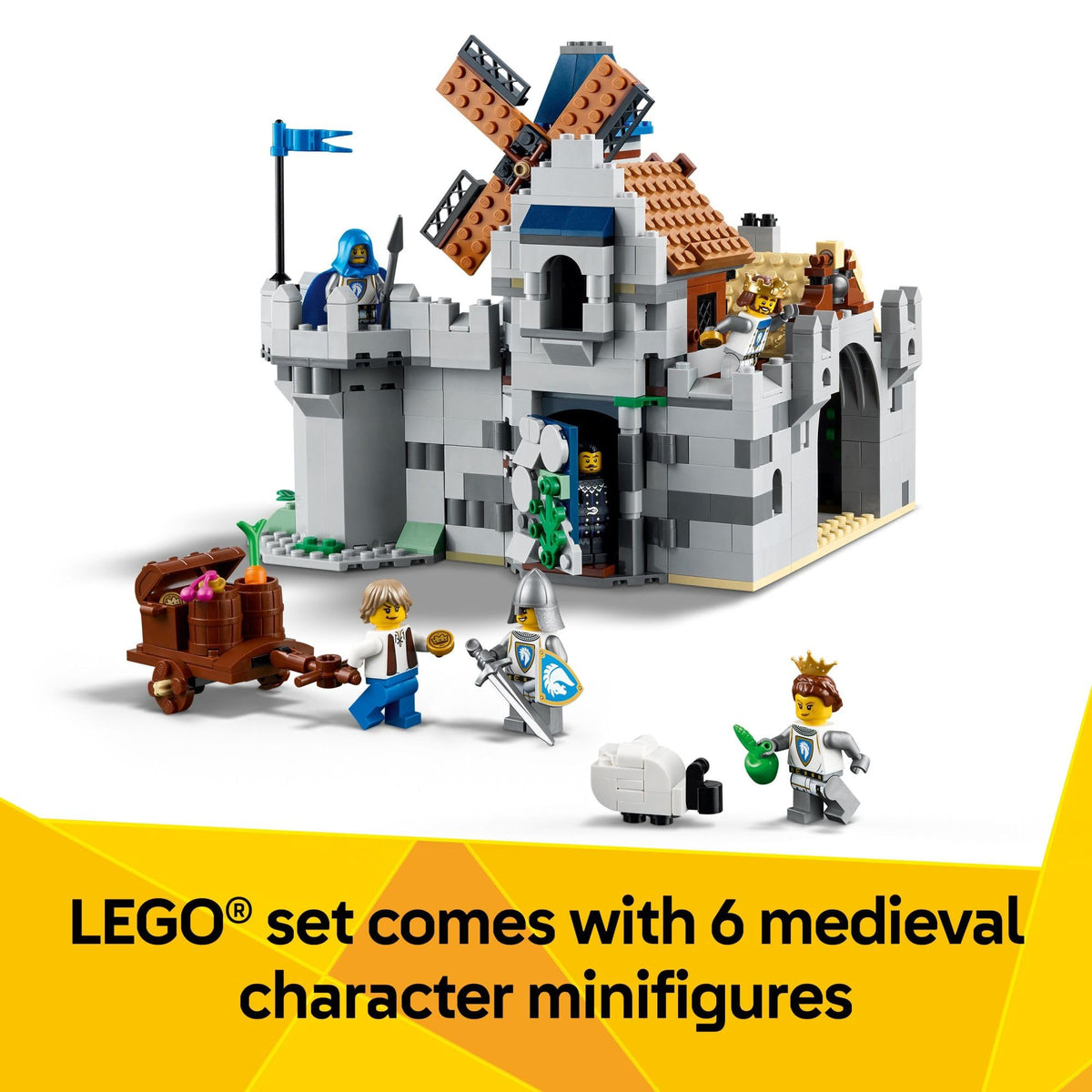 Medieval Horse Knight Castle Building Toy T94506