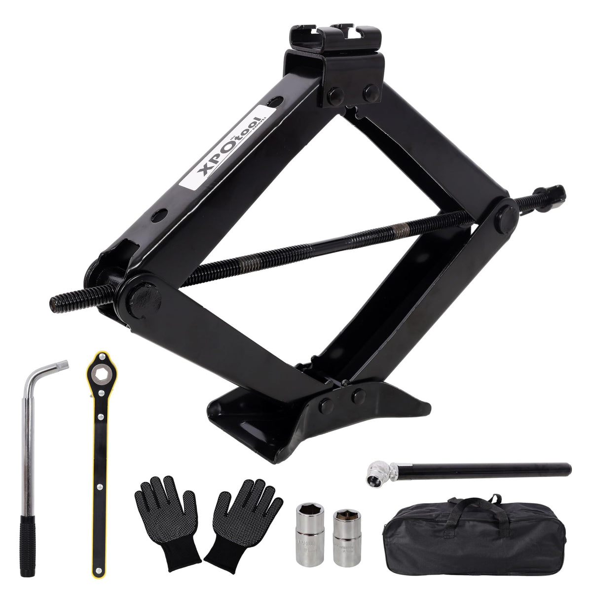 3 Ton Scissor Car Jack Kit with Wrench F462