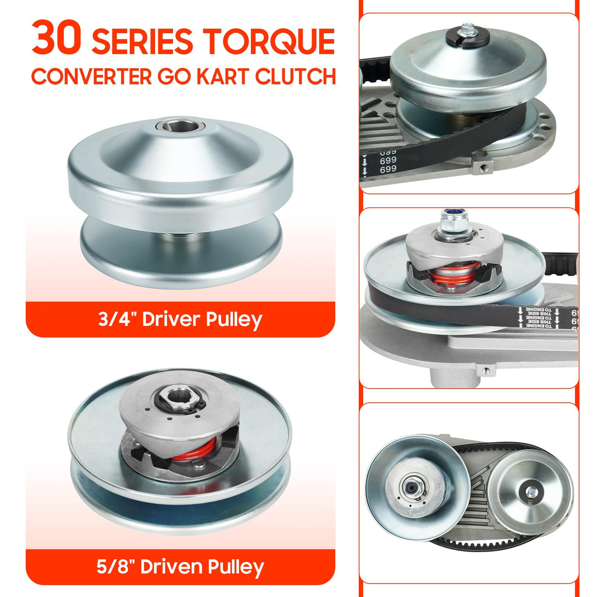 212CC Torque Converter 30 Series 3/4" T7124