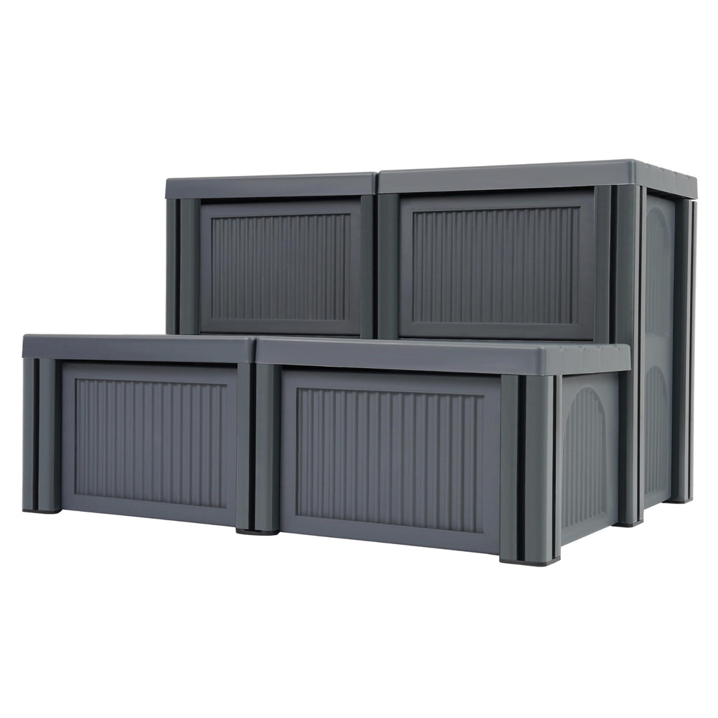 27" 2-Step Hot Tub Steps with Storage R64838