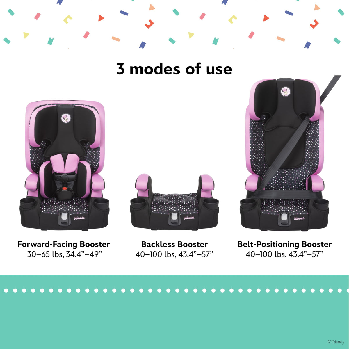 3-in-1 Harnessed Booster Car Seat S27562