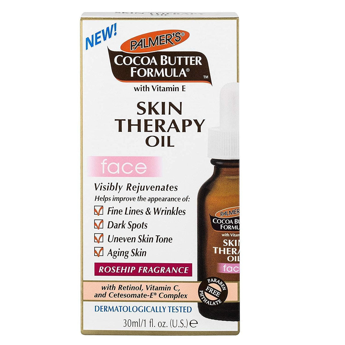 Cocoa Butter Face Oil 1 oz Pack of 3 L9671