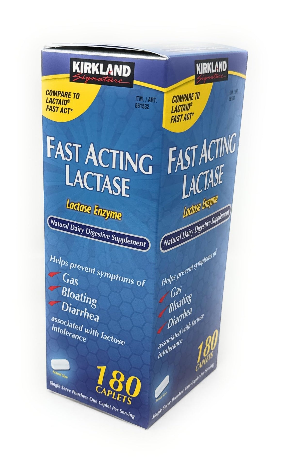 Fast Acting Lactase 180 Caplets Q138978