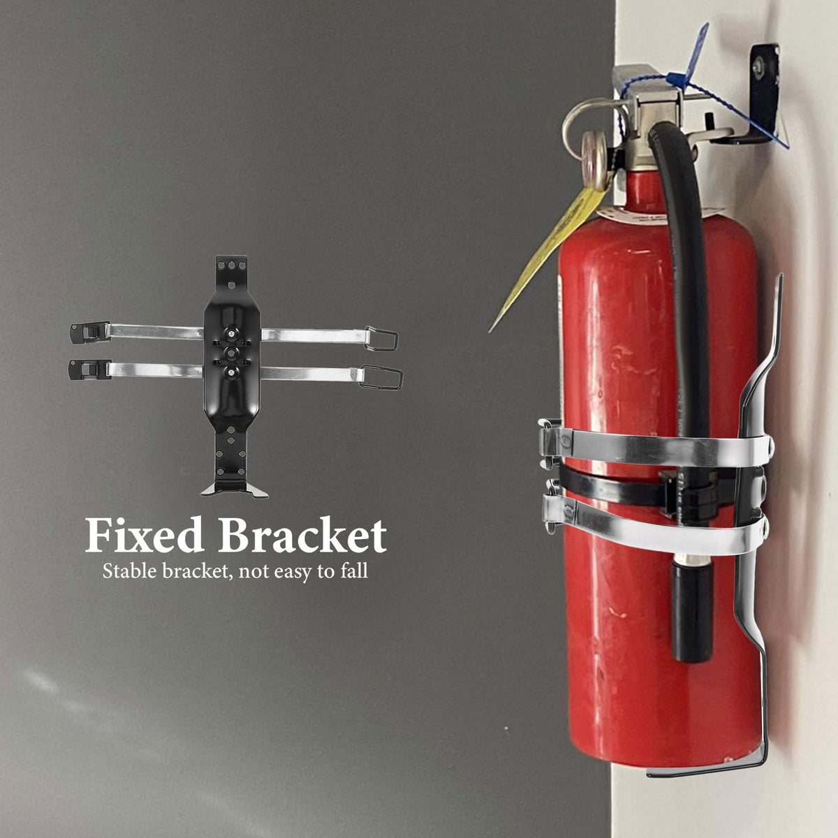 Wall Fire Extinguisher Holder Metal Hanger 2.5LBS Q5256