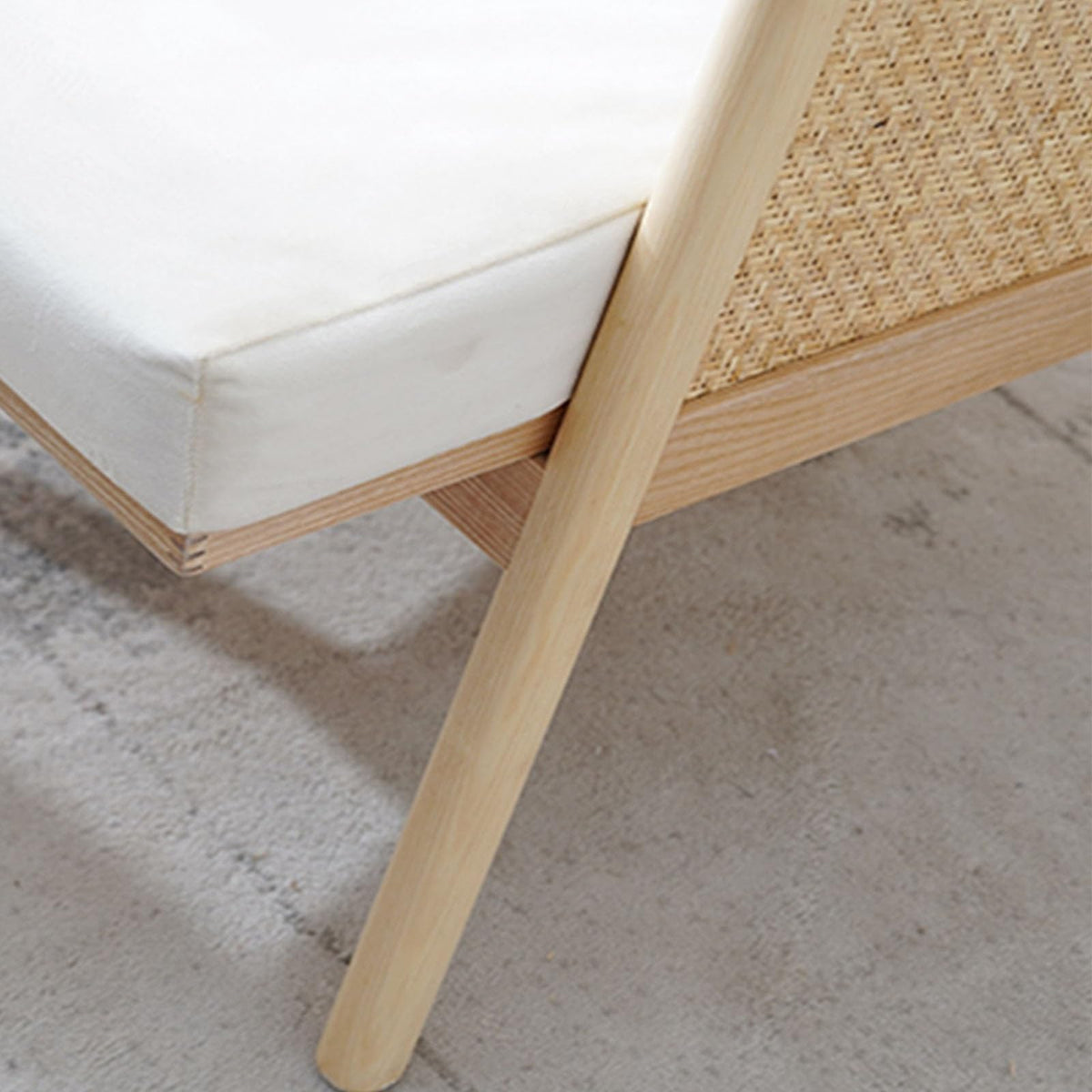 Rattan Wood Wicker Sofa Chair A4585