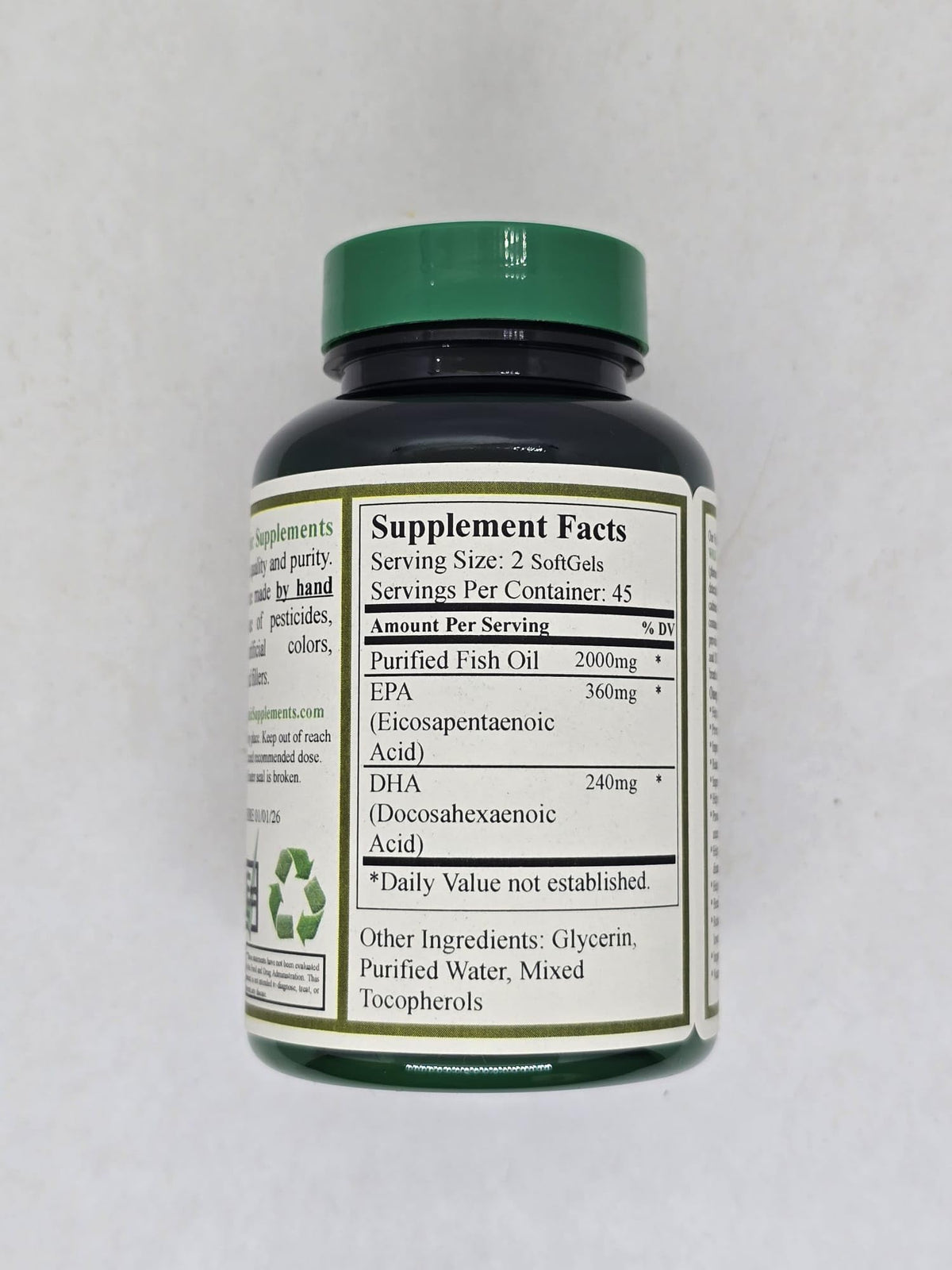 Triple Strength Omega 3 Fish Oil 90 Softgel 1000 mg M787