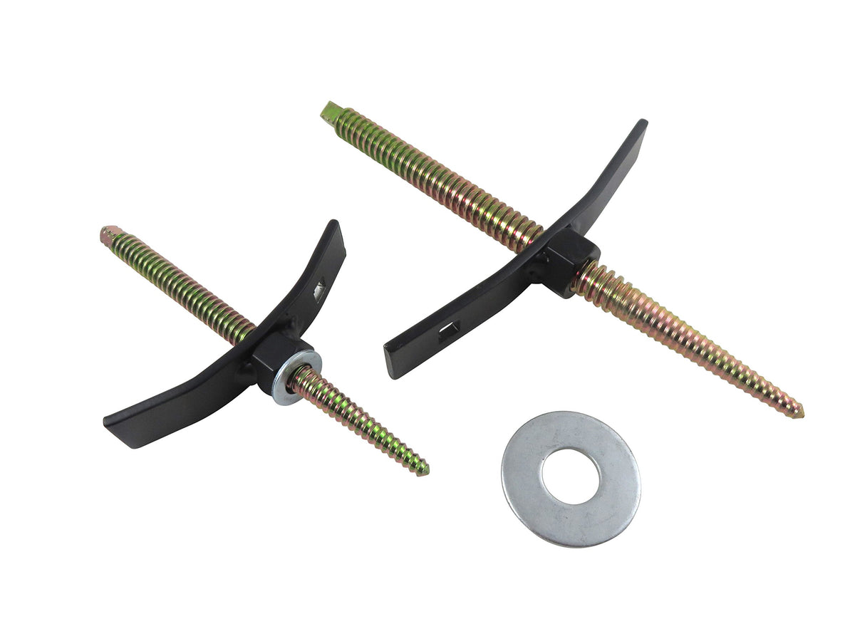 2 Piece Set Large and Small Carvers Screws 1/2” and 5/8” Diameter Tapered Threads A99154