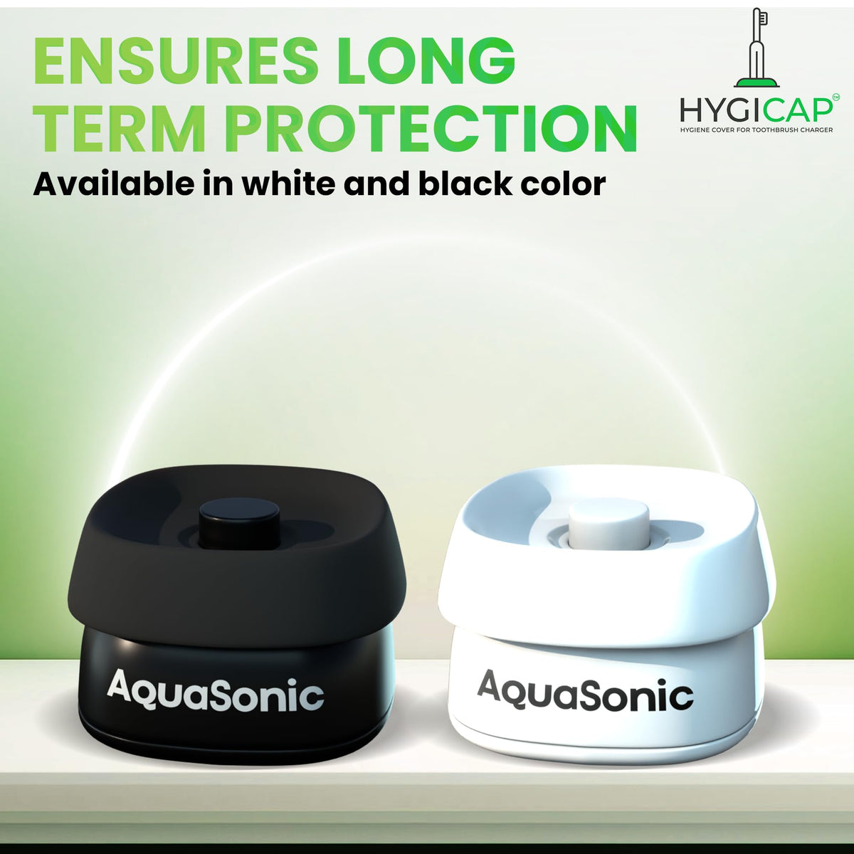 Waterproof Food Grade Silicone Toothbrush Charger Cover 2-Pack W514