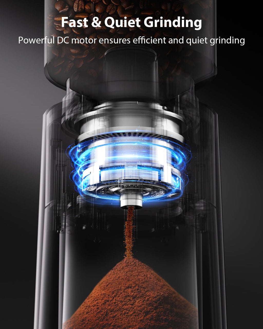 Black Burr Coffee Grinder R369541