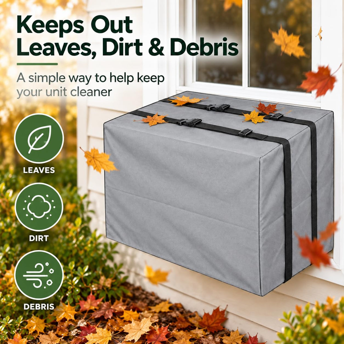 Outdoor Window Air Conditioner Cover 21.5 x 16 x 15 J99453