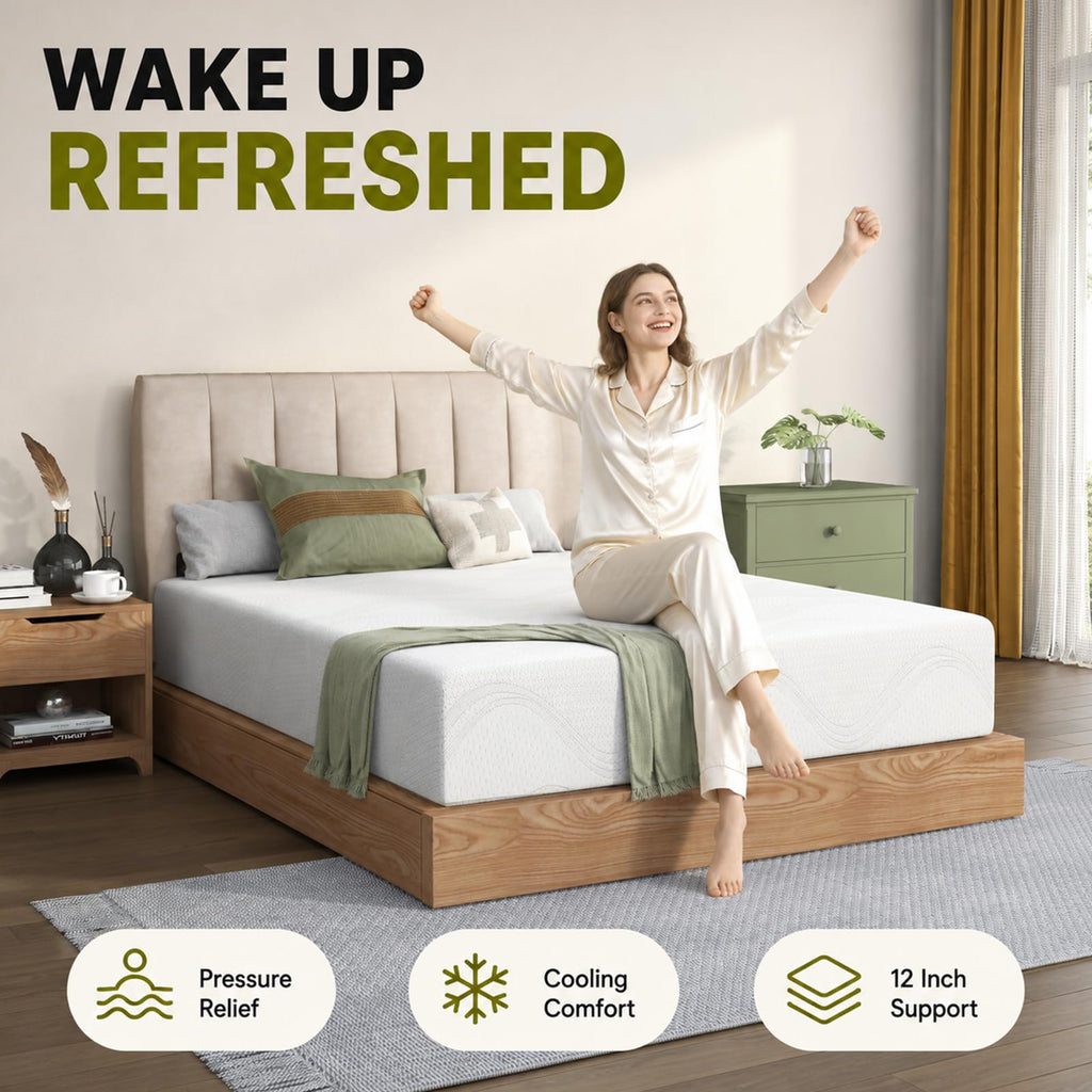 6 Inch Twin Memory Foam Mattress P878300
