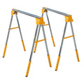 2 Pack Adjustable Folding Steel Sawhorses 1000LB C550