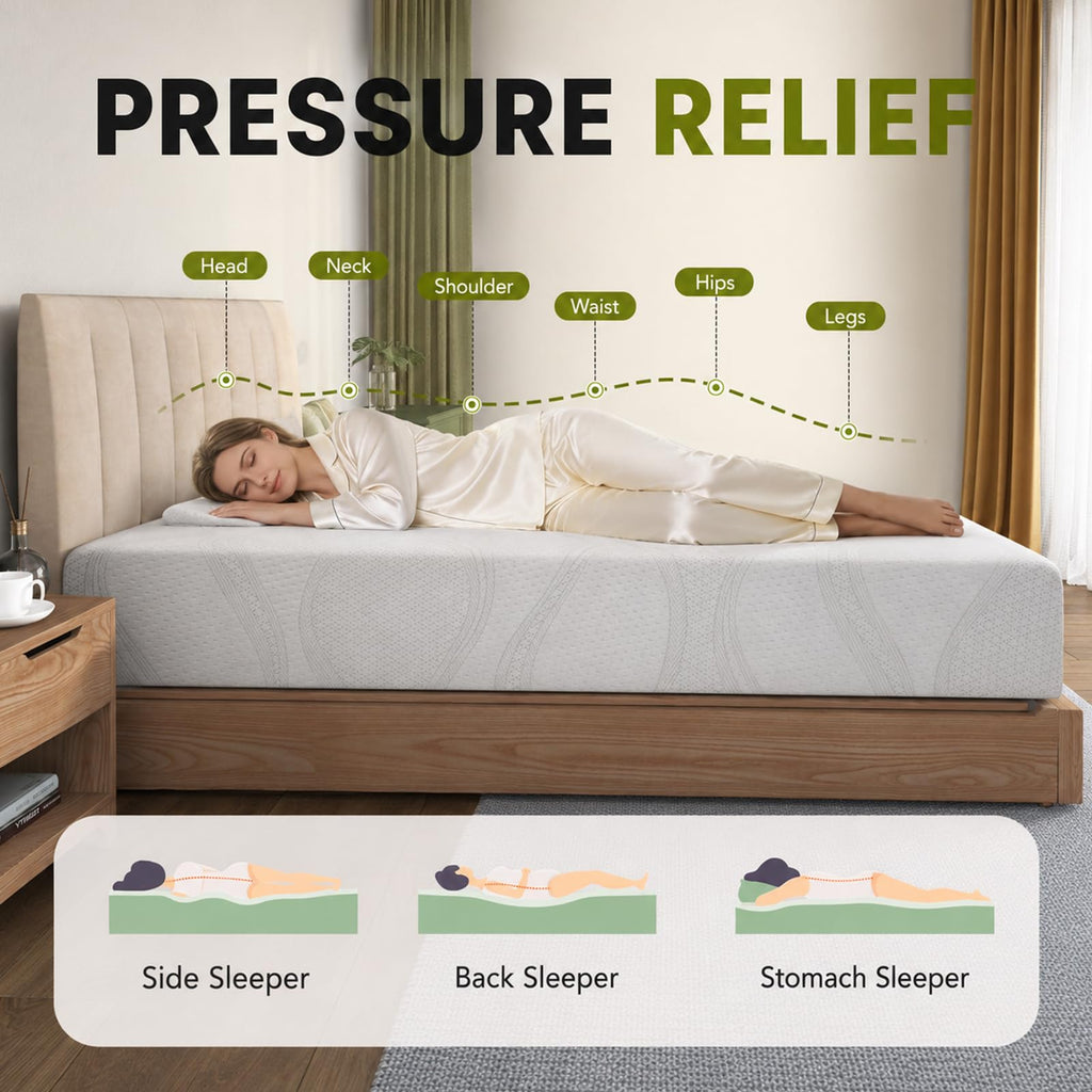 6 Inch Twin Memory Foam Mattress P878300