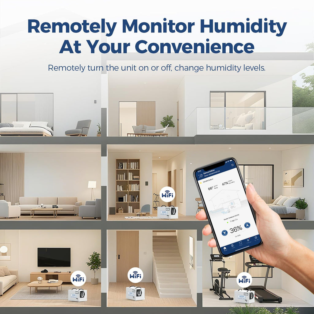120 Pints Wi-Fi Dehumidifier C7517
