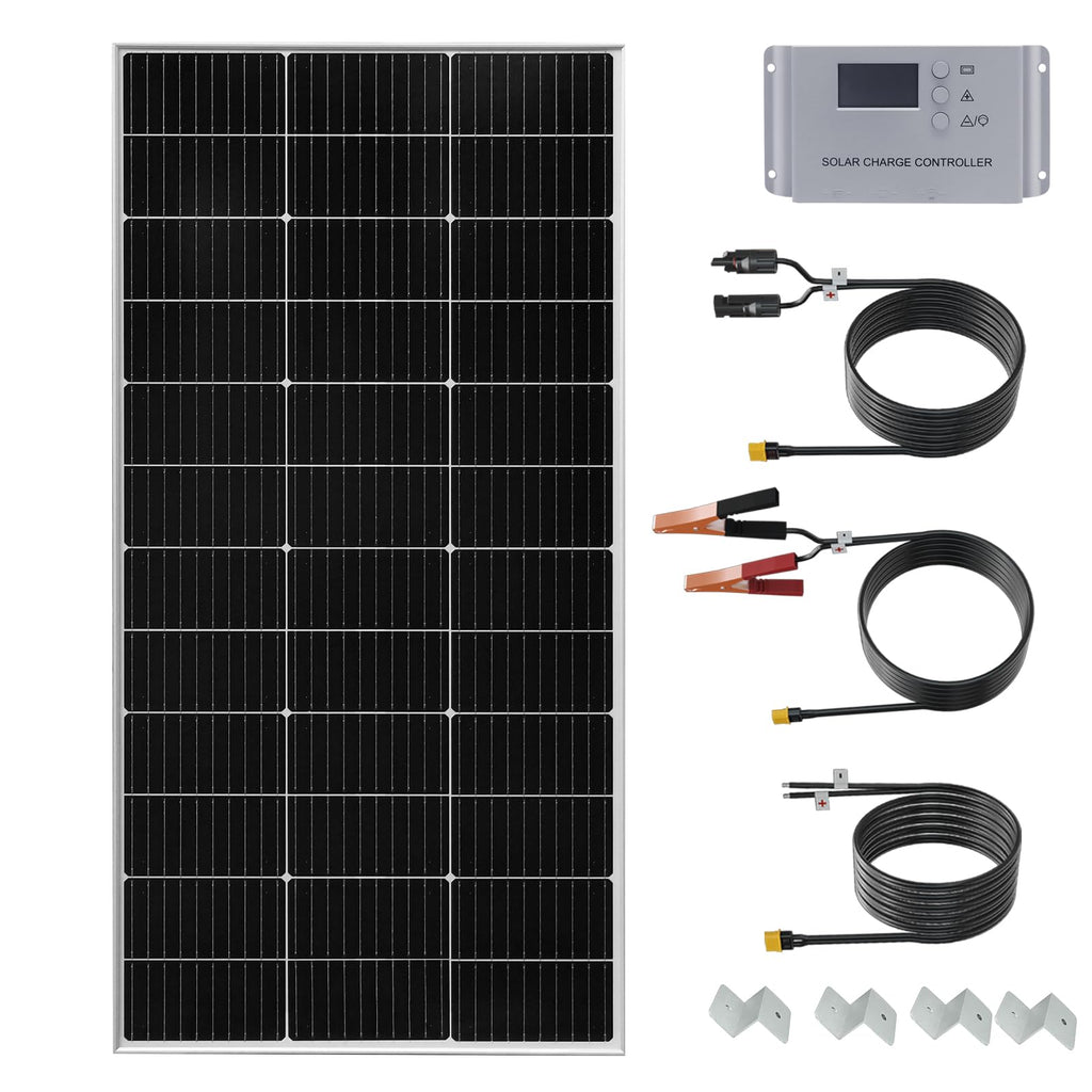 120 Watt 12Volt Solar Panel Starter Kit E1842