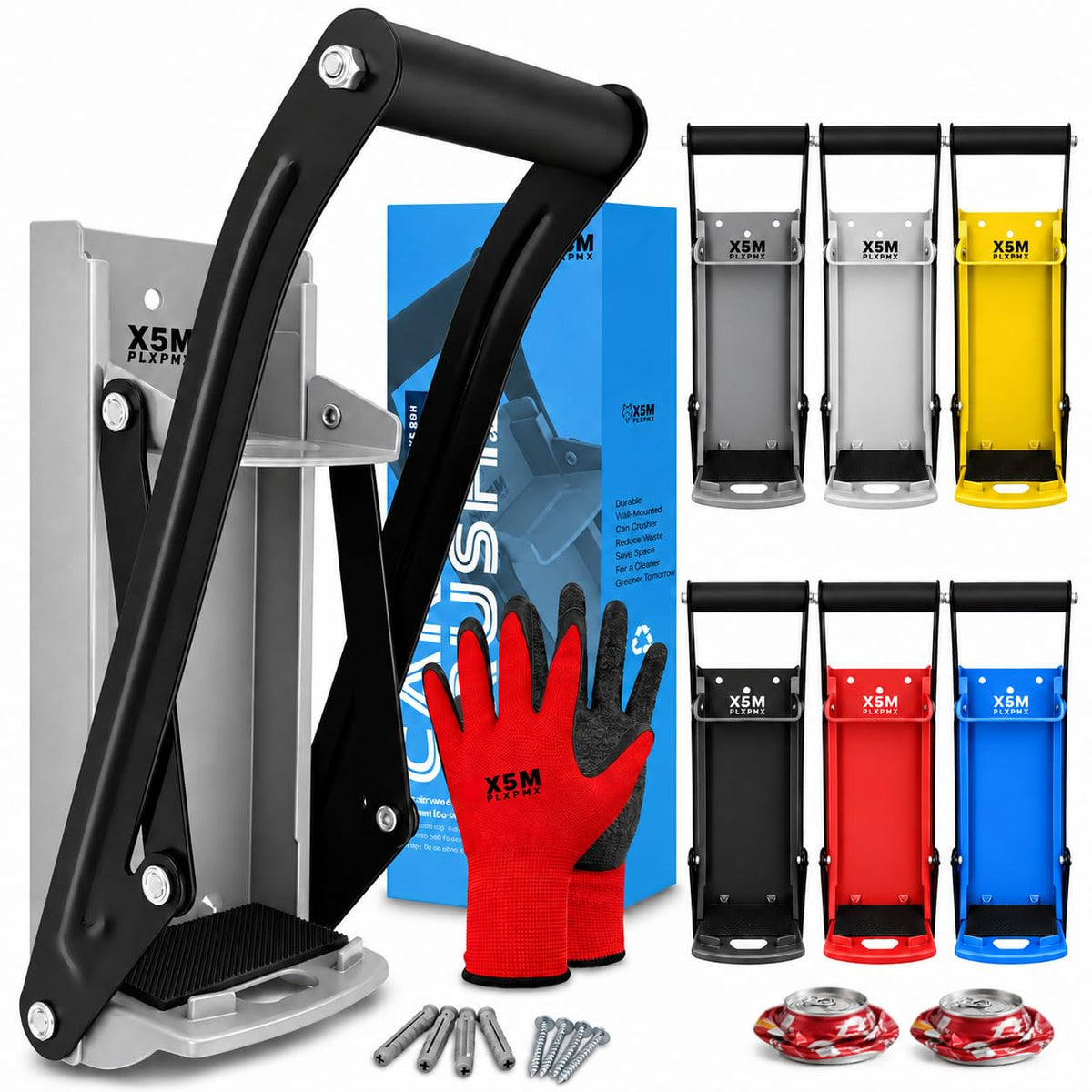 Wall Mount Heavy Duty Can Crusher I502