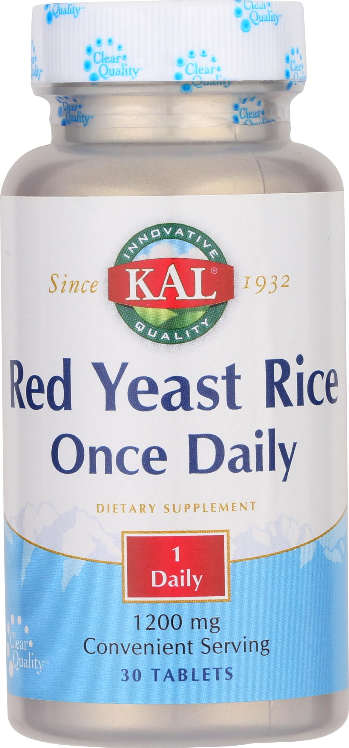 Red Yeast Rice 1200mg Vegan Gluten Free 30 Tablets Q15124
