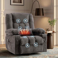 Oversized Swivel Rocker Recliner with Massage and Heat P558280