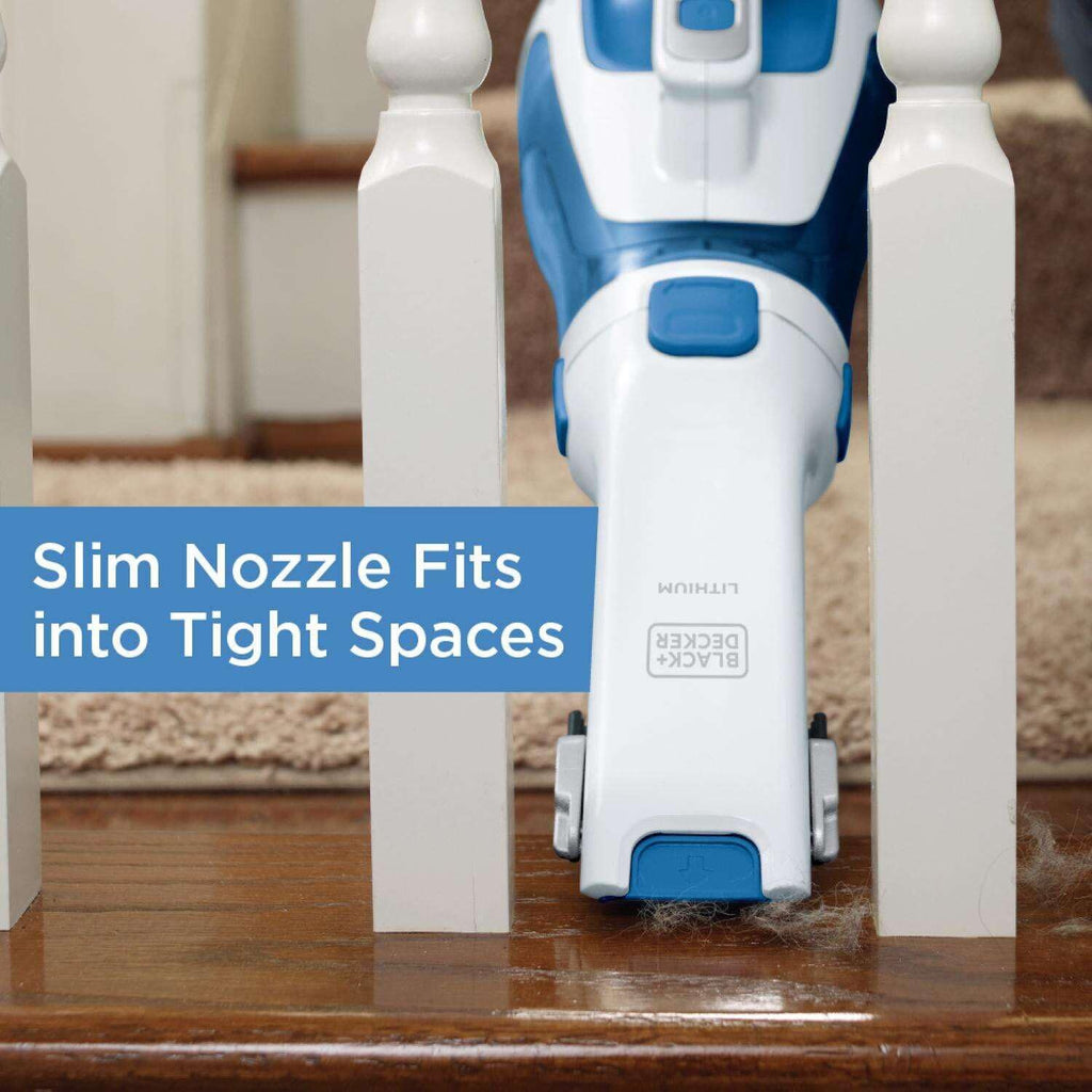 Cordless Handheld Vacuum with Rotating and Extendable Nozzle E74613