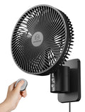 8.5-Inch Quiet Wall-Mounted Oscillation Fan with Remote & Timer J7077