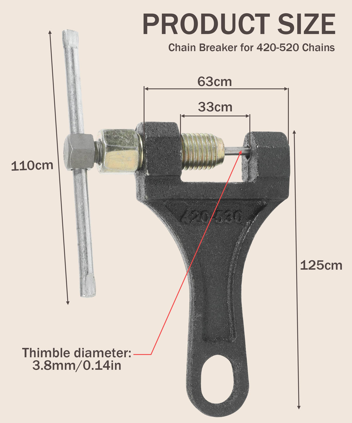 Chain Breaker Riveting Tool F92246
