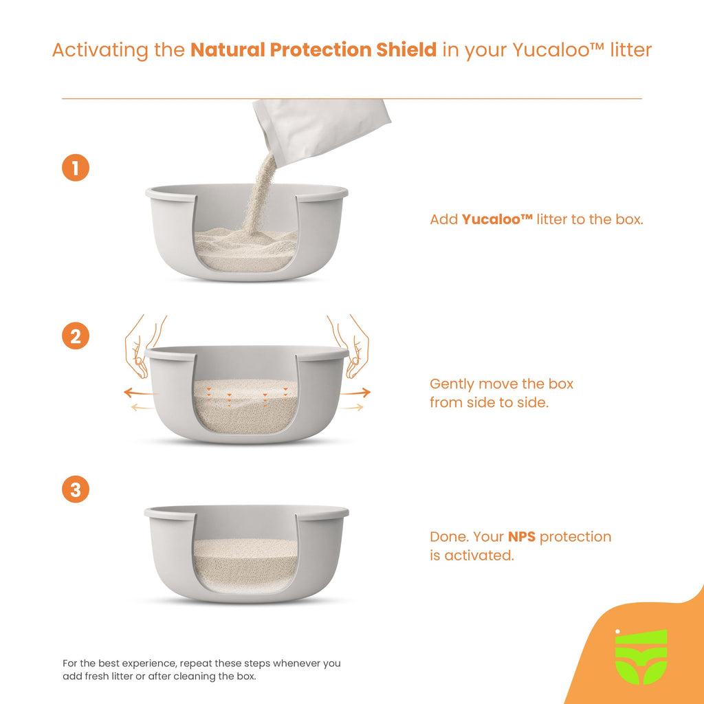 Natural Cat Litter 100% Cassava Small Grains Unscented 10 lbs O58966