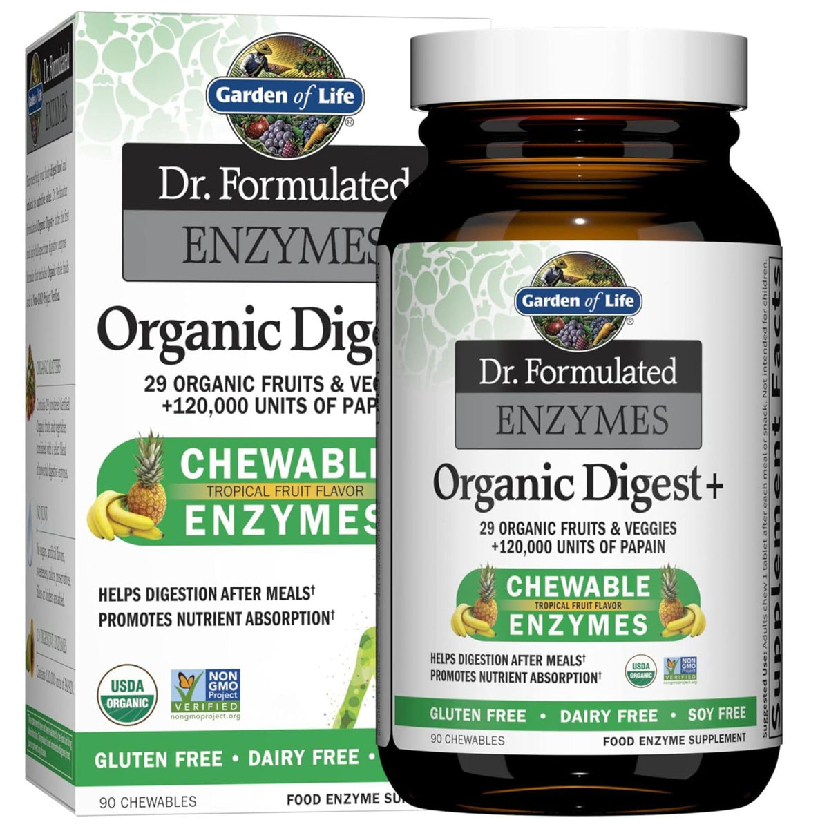 90ct Papain & Bromelain Enzymes E727144