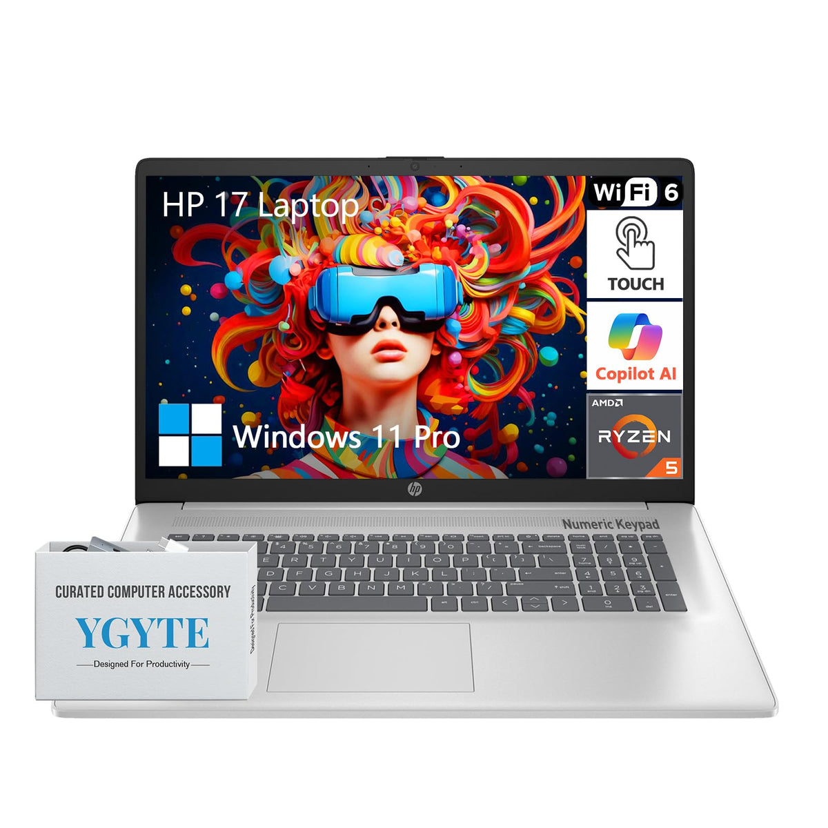 17.3" Touchscreen Laptop, 64GB RAM 2TB SSD R3335