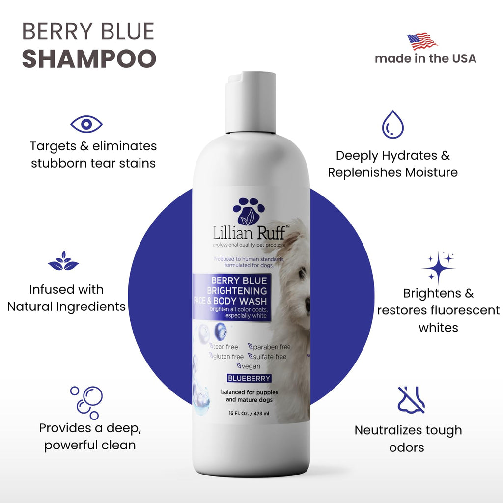 Berry Blue Brightening Pet Shampoo 16oz U394777