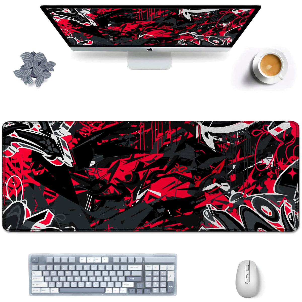 XXL Gaming Mouse Pad Large Desk Mat 31.06" x 11.8" H6811