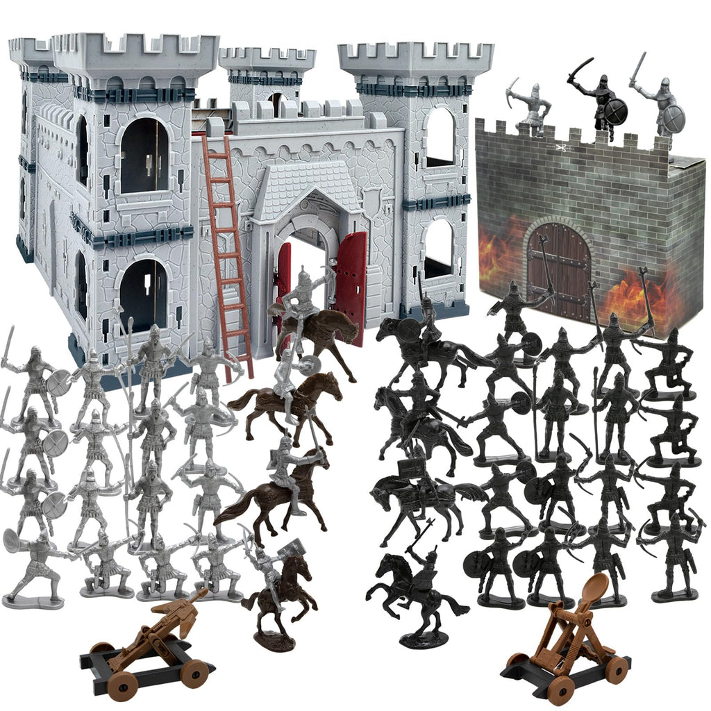 Medieval Castle Toy Knights Army Men Playset C389350