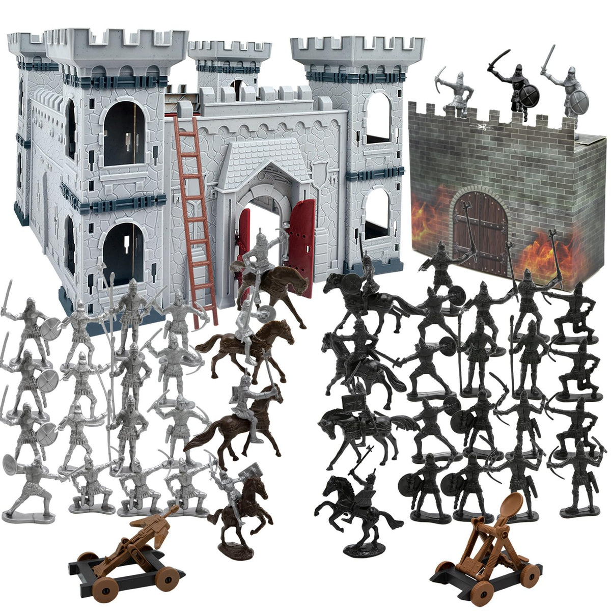 Medieval Castle Toy Knights Army Men Playset C389350