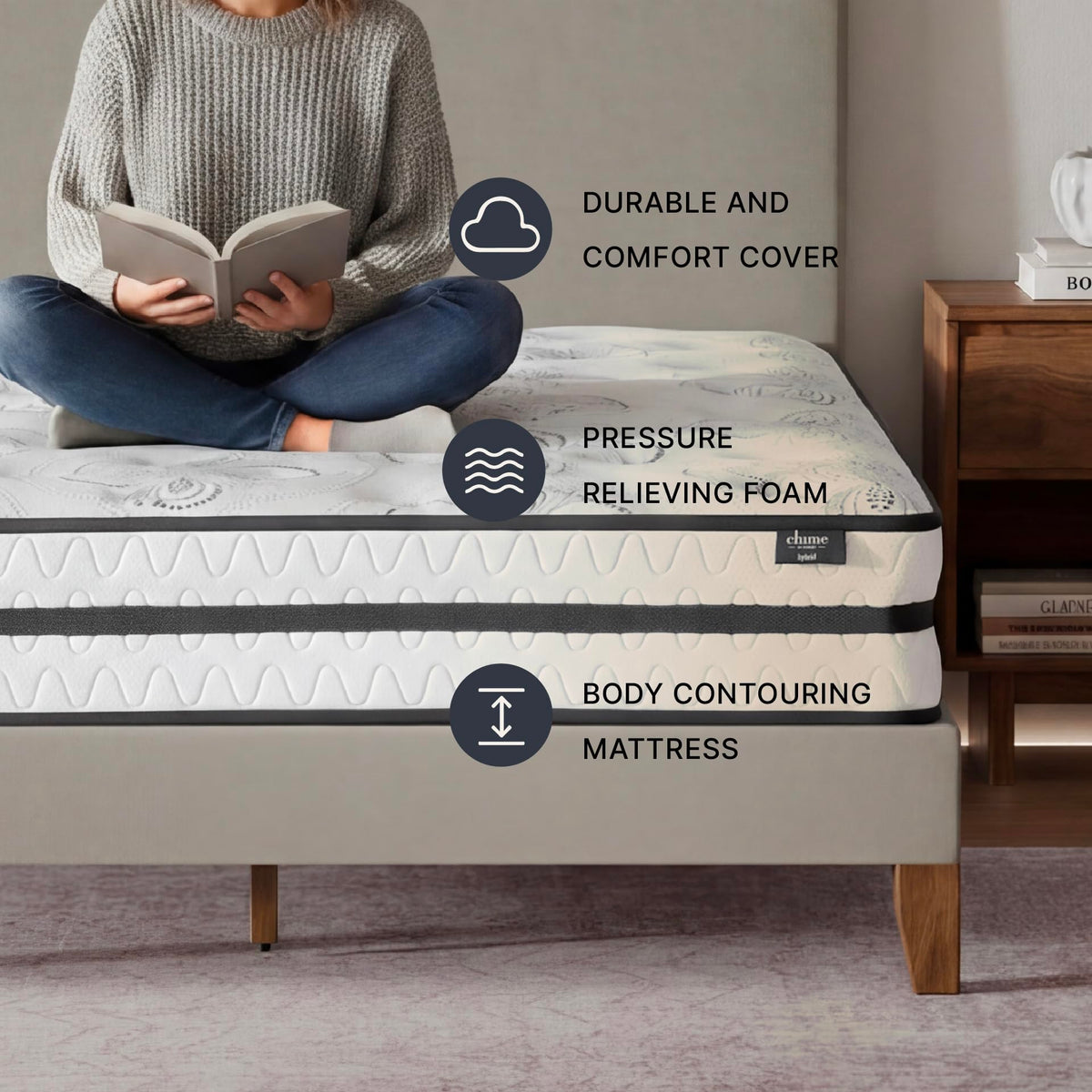 10 Inch Full Hybrid Mattress B210